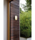 Outdoor Wall Light Polished Nickel IP44, E27