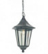 1 Light Outdoor Ceiling Chain Lantern Black IP54, E27
