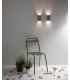 LED Outdoor Wall Light Textured Grey IP65
