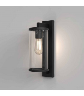 Outdoor Wall Light Textured Black IP23, E27