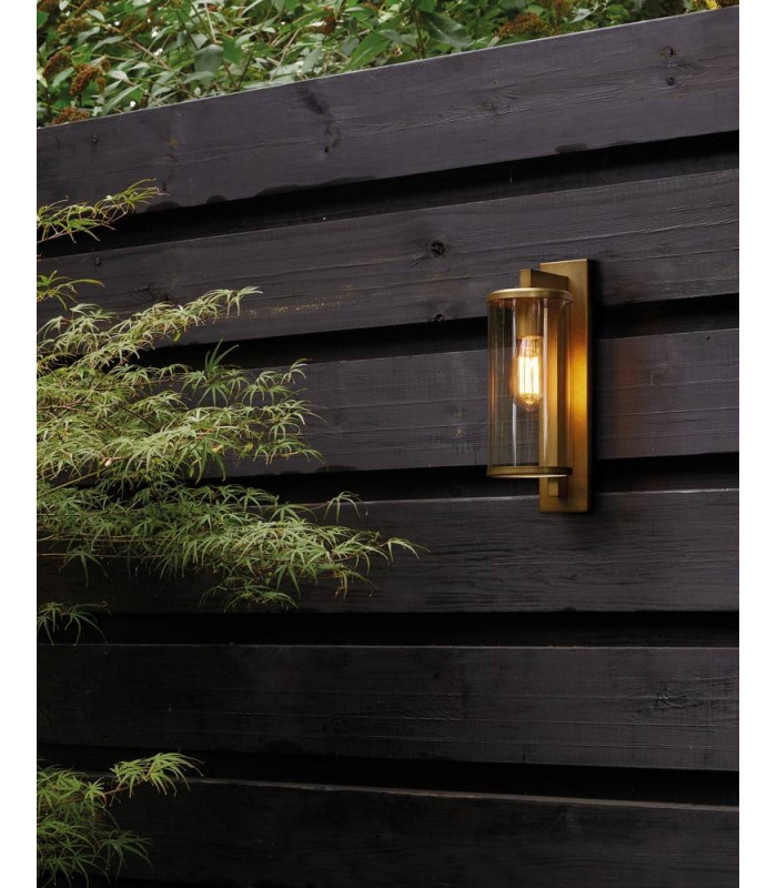 Outdoor Wall Light Antique Brass IP23, E27