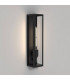 LED Outdoor Wall Light Matt Black IP44, E27