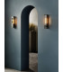 LED Outdoor Wall Light Matt Black IP44, E27