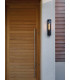 LED Outdoor Wall Light Matt Black IP44, E27