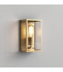 Outdoor Wall Light Natural Brass IP44, E27