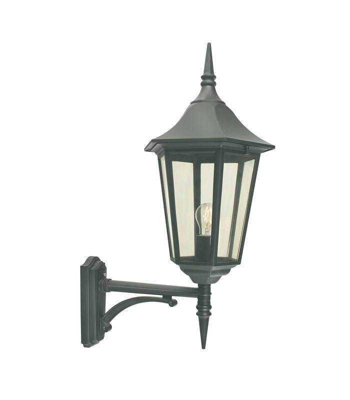 1 Light Outdoor Wall Lantern Light Black IP54, E27