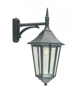 1 Light Outdoor Wall Lantern Light Black IP54, E27