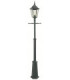 1 Light Outdoor Post Signal Lantern Black IP54, E27