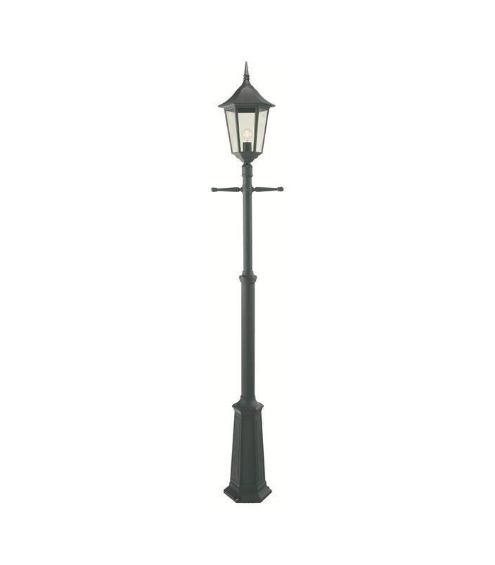 1 Light Outdoor Post Signal Lantern Black IP54, E27