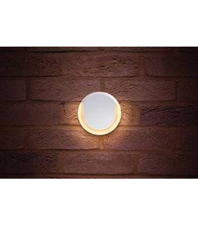 Outdoor LED Mini Wall Light 8W 3000K 400lm IP54 - White