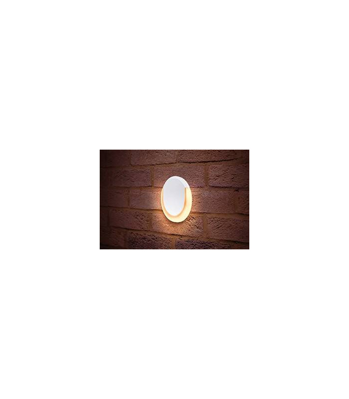 Outdoor LED Mini Wall Light 8W 3000K 400lm IP54 - White