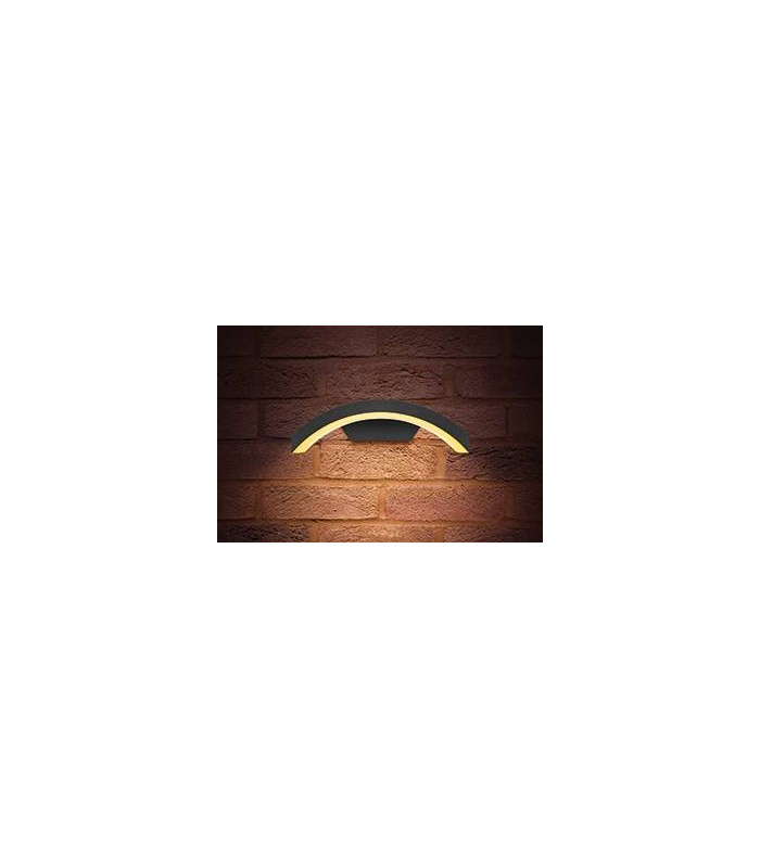 Outdoor LED Curve Wall Light 7.5W 3000K 360lm IP54