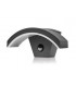 Outdoor LED Curve Wall Light 8W 3000K 360lm IP54 with Integrated PIR sensor