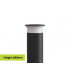 Outdoor LED Bollard Light 800mm 9w 3000K 420lm IP65