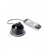 Outdoor LED Round Downlight, Matt Black, 9W, 3000K, Includes Driver, IP65