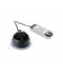 Outdoor LED Round Downlight, White, 9W, 3000K, Includes Driver, IP65