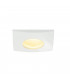 Outdoor LED Square Downlight, White, 9W, 3000K, Includes Driver, IP65