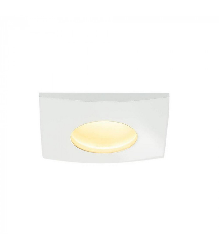 Outdoor LED Square Downlight, White, 9W, 3000K, Includes Driver, IP65