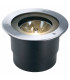 1 Light Ground Light Fitting, Round, Stainless Steel 304, Ip67