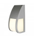 1 Light Wall Light, Silver-Grey, E27 Energy Saver, Ip54