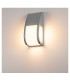 1 Light Wall Light, Silver-Grey, E27 Energy Saver, Ip54