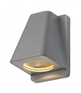 Outdoor Wall Light, Silver-Grey, Ip44, GU10