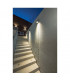 Outdoor Wall Light, Silver-Grey, Ip44, GU10