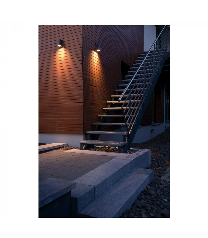 Outdoor Wall Light, Anthracite, Ip44, GU10