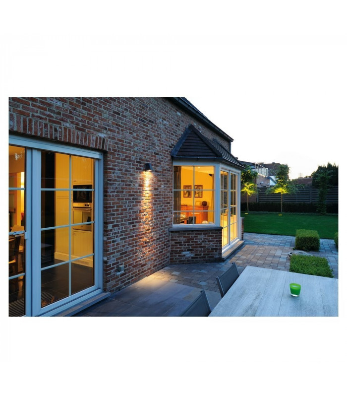 Outdoor Wall Light, Anthracite, Ip44, GU10