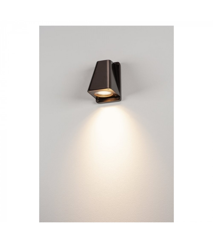 Outdoor Wall Light, Antique-Bronze, Ip44, GU10