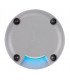LED Round Cover, 1 Slot, Silver Grey