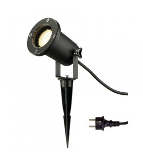 Spike Xl, Black, Gu10 Energy Saver, Includes 1.5M Cable With Plug, IP65