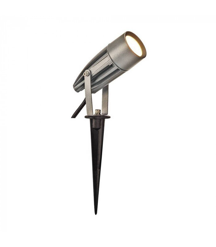 Led, Earth Spike, Silver-Grey, 230V, 3000K, IP55