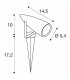 Led, Earth Spike, Anthracite, 230V, 3000K, IP55