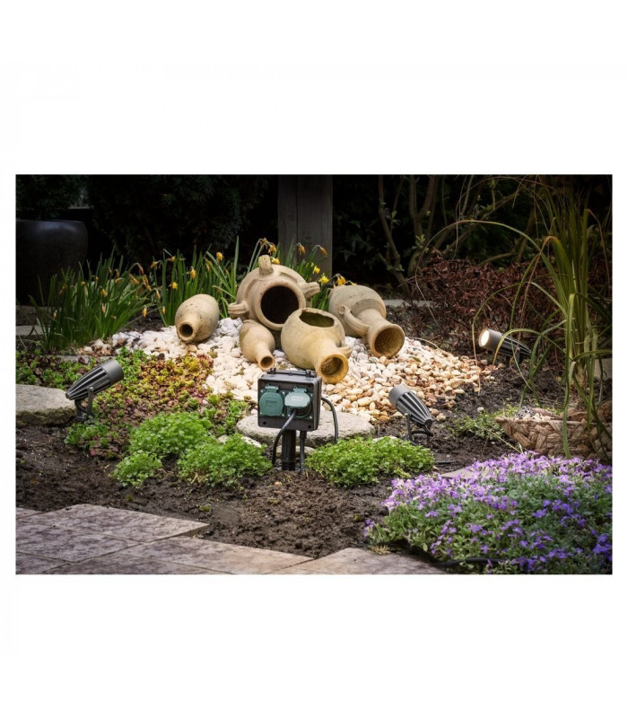 Led, Earth Spike, Anthracite, 230V, 3000K, IP55