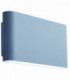 LED Outdoor Aluminium Wall Light Grey with Frosted Diffuser IP44