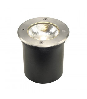 Ground Light Fitting, Round, Stainless Steel 316, 6W Cob Led, 3000K, Includes Driver, IP67