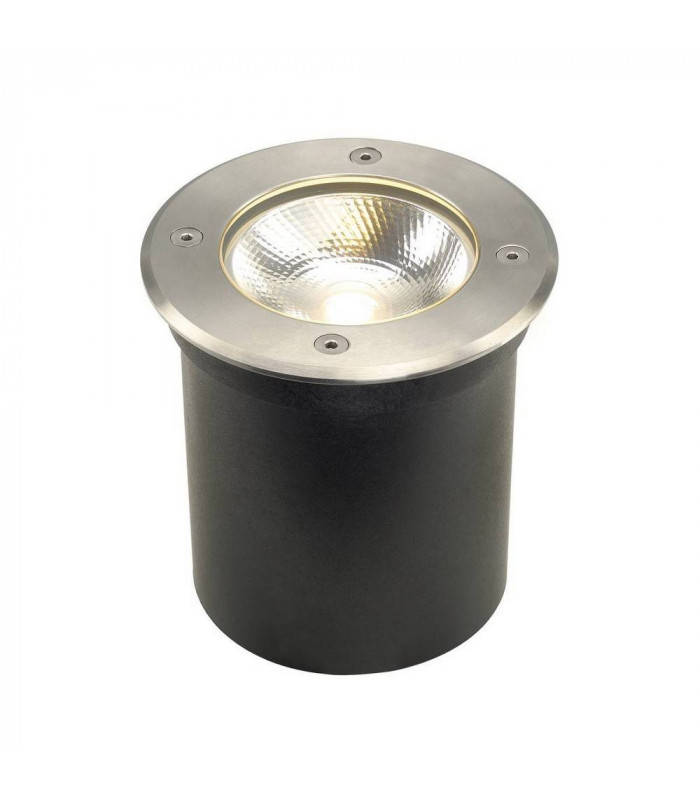 Ground Light Fitting, Round, Stainless Steel 316, 6W Cob Led, 3000K, Includes Driver, IP67