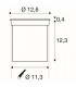 Ground Light Fitting, Round, Stainless Steel 316, 6W Cob Led, 3000K, Includes Driver, IP67