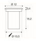 Ground Light Fitting, Round, Stainless Steel Bezel, Gu10, IP67