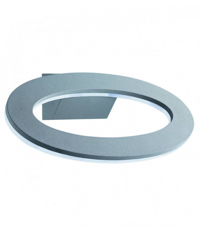 LED Outdoor Aluminium Wall Light Grey IP54