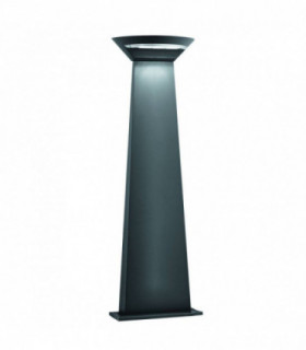 LED Outdoor Aluminium Bollard Light Grey IP44