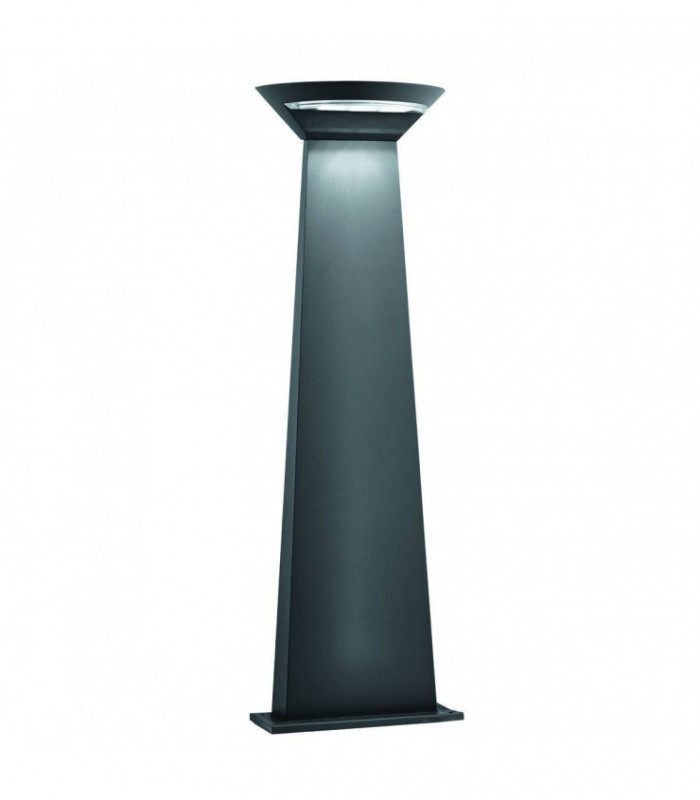 LED Outdoor Aluminium Bollard Light Grey IP44