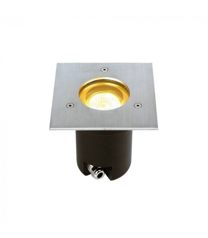 Ground Light Fitting, Square, Stainless Steel 304, Ip67, GU10