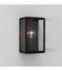 1 Light Outdoor Wall Lantern Black IP44, E27