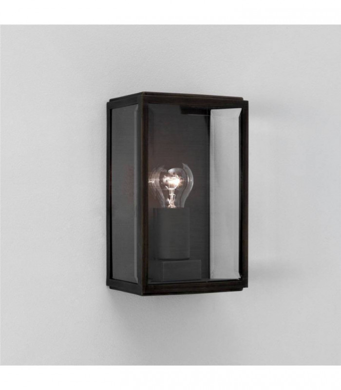 1 Light Outdoor Wall Lantern Black IP44, E27
