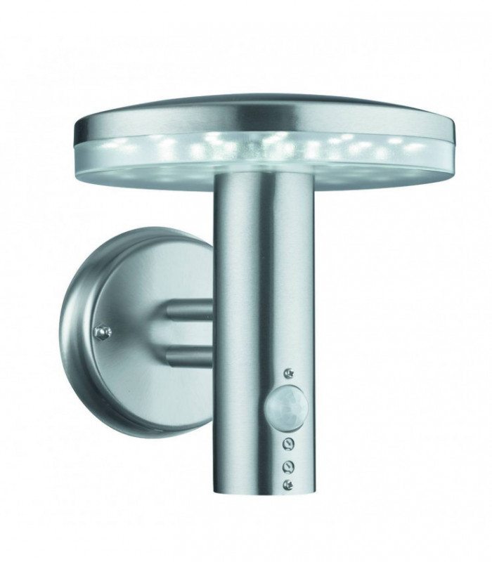 LED Outdoor Wall Light Stainless Steel with Motion Sensor IP44