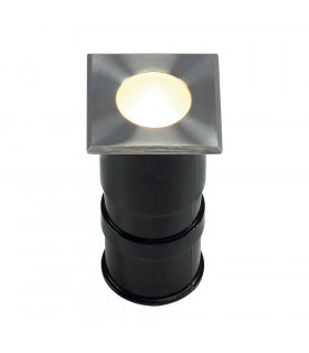 Square, Stainless Steel 316, 1W Led, 3000K, Ip67