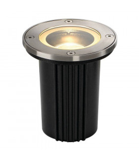 Ground Light Fitting, Round, Stainless Steel 316, Ip67, GU10