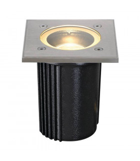 Ground Light Fitting, Square, Stainless Steel 316, Ip67, GU10